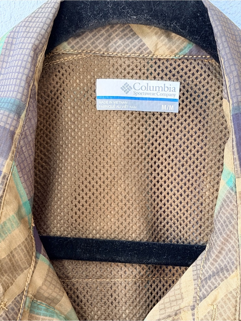 Columbia Silver Ridge Lite Plaid Long Sleeve Hiking Shirt Mens Size Medium M - Picture 4 of 9
